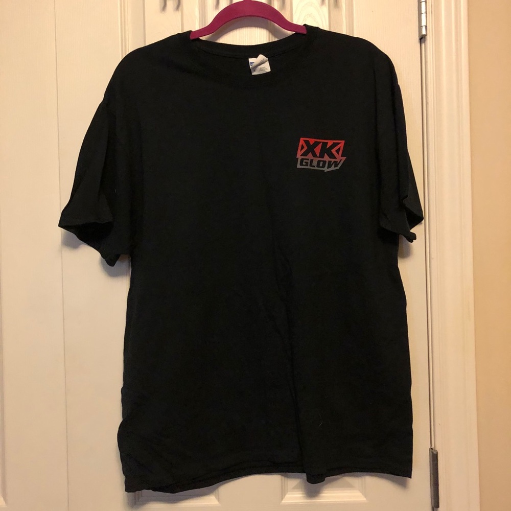 XK Glow Tee with design on back